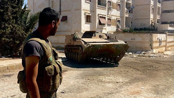 叙政府军收复阿勒颇的战略要地军事学院 - 俄罗斯卫星通讯社
