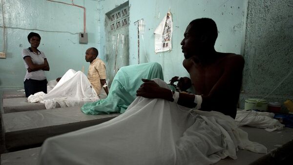 患有霍亂的海地人 - 俄羅斯衛星通訊社