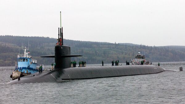 美国海军：美国核潜艇在该国西北部和一艘船相撞 - 俄罗斯卫星通讯社