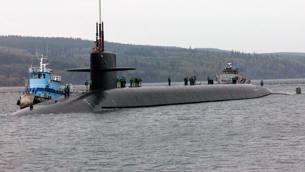Атомная подводная лодка ВМС США Louisiana - 俄羅斯衛星通訊社
