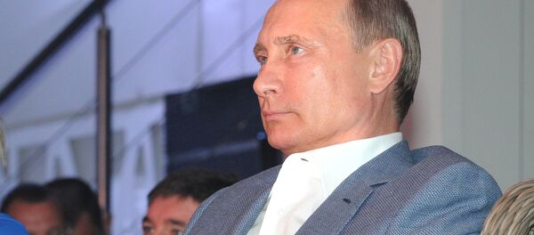 弗拉基米爾·普京在索契舉行的國際實戰桑搏競賽 - 俄羅斯衛星通訊社