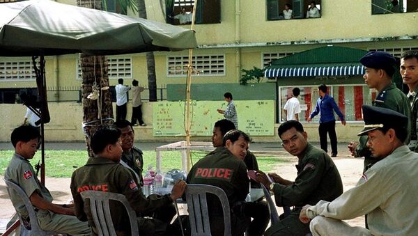 柬埔寨1500名警察参与防范中学毕业考试中的腐败 - 俄罗斯卫星通讯社