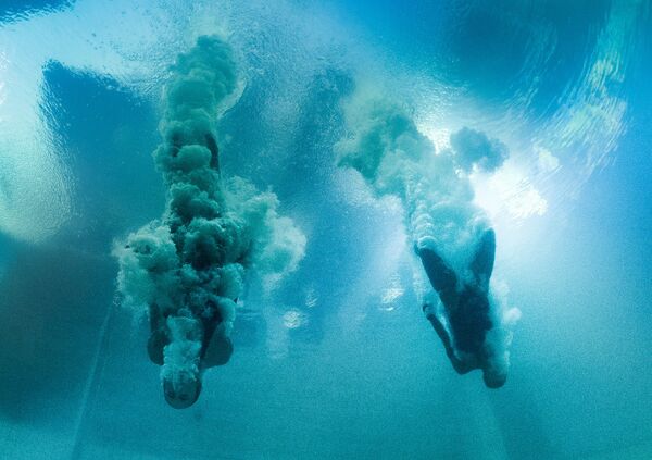 男子跳水雙人10米比賽中的英國運動員 - 俄羅斯衛星通訊社