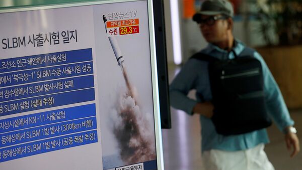 朝鲜发射导弹 - 俄罗斯卫星通讯社