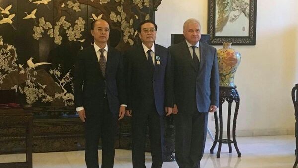 中國國家反恐安全專員程國平程國平被授予俄友誼勳章 - 俄羅斯衛星通訊社