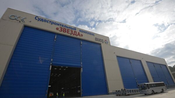 中國造船廠開始為“紅星”造船綜合體建造下水船塢 - 俄羅斯衛星通訊社
