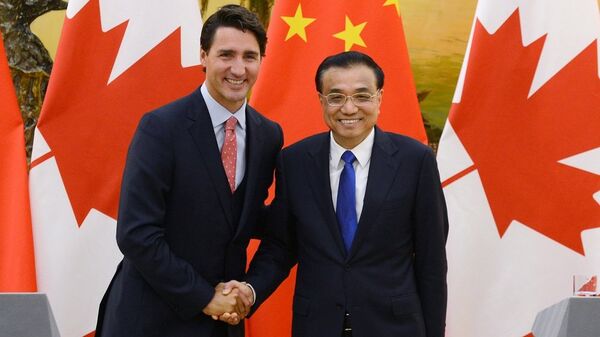 中國國務院總理：中國與加拿大贊成早日啓動中加自貿區可行性研究 - 俄羅斯衛星通訊社