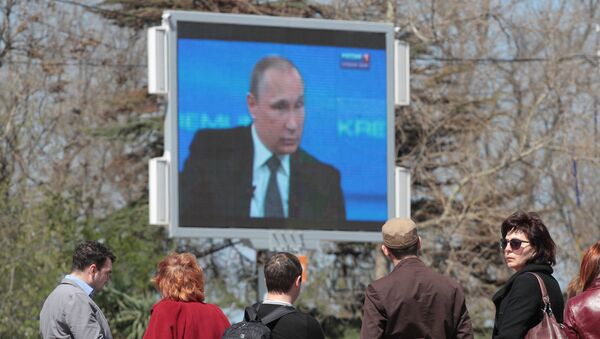 民调：82%俄公民对普京工作满意 - 俄罗斯卫星通讯社