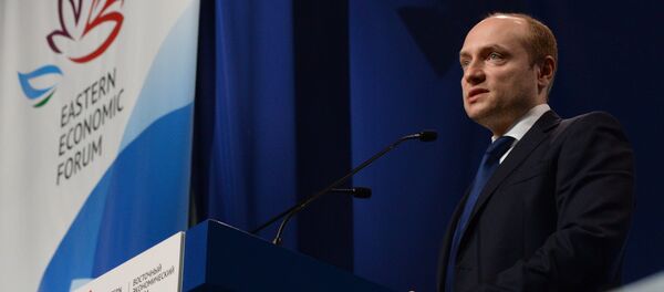 俄遠東發展部部長加盧什卡在第二屆東方經濟論壇開幕式上 俄遠東發展部部長加盧什卡在第二屆東方經濟論壇開幕式上 - 俄羅斯衛星通訊社