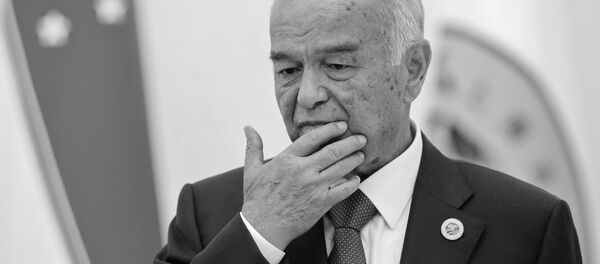 Президент Узбекистана Ислам Каримов после заседания в Ташкенте Совета глав государств-членов ШОС Президент Узбекистана Ислам Каримов после заседания в Ташкенте Совета глав государств-членов ШОС - 俄罗斯卫星通讯社