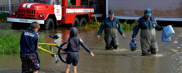 滨海边疆区洪灾灾区紧急救援工作接近尾声 - 俄罗斯卫星通讯社