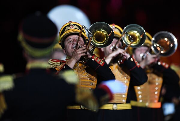 在莫斯科舉行了“斯巴斯克塔-2016”國際軍樂節 - 俄羅斯衛星通訊社