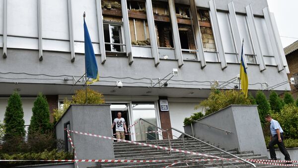 乌克兰国际电视台：纵火者曾试图抢走录有事件视频的服务器 - 俄罗斯卫星通讯社