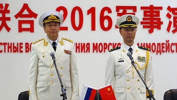 俄中“海上聯合-2016”軍演 - 俄羅斯衛星通訊社