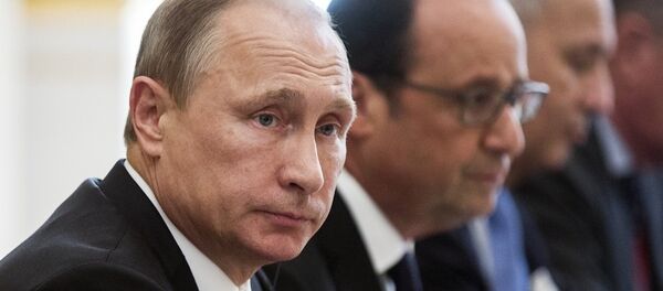 普京将应法总统奥朗德邀请于10月访法 - 俄罗斯卫星通讯社