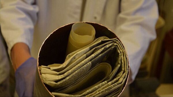 波蘭發現納粹分子留下的時間膠囊 波蘭發現納粹分子留下的時間膠囊 - 俄羅斯衛星通訊社