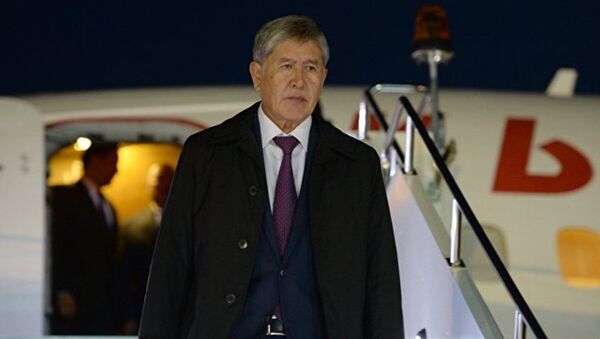 吉尔吉斯斯坦总统已于9月23日抵达莫斯科接受治疗 - 俄罗斯卫星通讯社