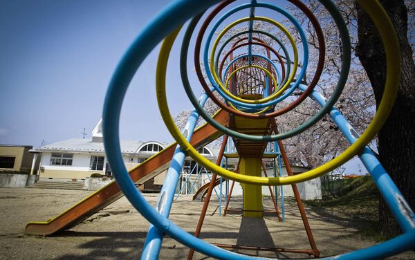 福島核電站附近的兒童遊樂場 - 俄羅斯衛星通訊社