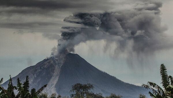印尼喀拉喀托火山爆發可能對過往的飛機構成威脅 - 俄羅斯衛星通訊社
