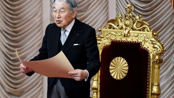 天皇生前傳位法案明年將提交日本國會審議 - 俄羅斯衛星通訊社
