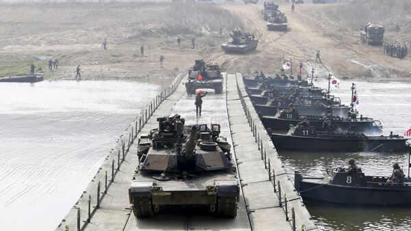 美国防部：美韩商定停止两个系列军事演习 - 俄罗斯卫星通讯社