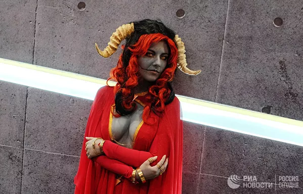 Участница фестиваля поп-культуры Comic Con Russia в Москве. Участница фестиваля поп-культуры Comic Con Russia в Москве. - 俄羅斯衛星通訊社