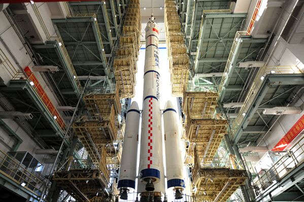搭載神舟十一號的長征火箭 - 俄羅斯衛星通訊社
