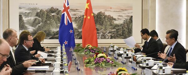 中國外長：中國與新西蘭應高度重視恢復兩國關係的政治基礎 - 俄羅斯衛星通訊社