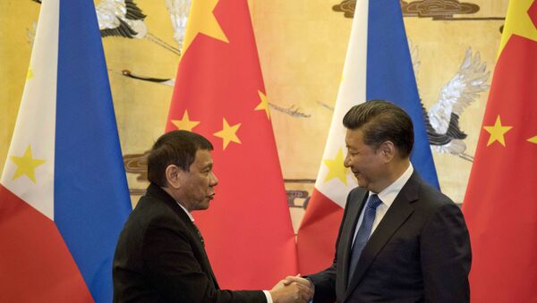 菲律宾总统声明对目前的中菲关系感到很满意 - 俄罗斯卫星通讯社