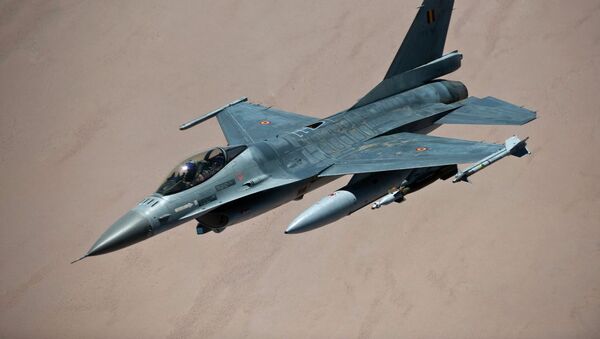 比利時的F-16殲擊機 - 俄羅斯衛星通訊社
