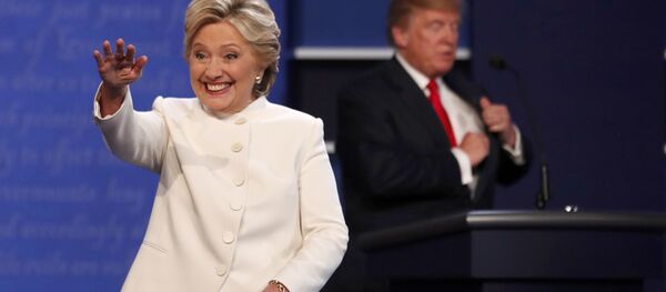 克林顿在《华盛顿邮报》和ABC电视台民调中领先特朗普5% - 俄罗斯卫星通讯社