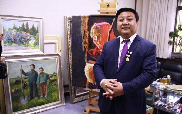 中国艺术家潘义奎 - 俄罗斯卫星通讯社