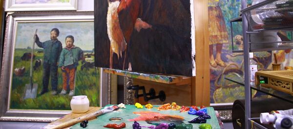 中國藝術家潘義奎 - 俄羅斯衛星通訊社