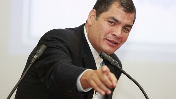 厄瓜多爾因有關前總統科雷亞案的言論向委波兩國提出抗議 - 俄羅斯衛星通訊社