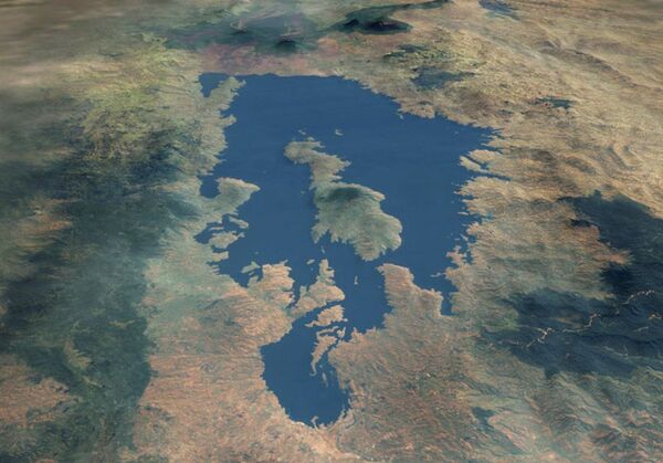 基伏湖，非洲中部 - 俄罗斯卫星通讯社