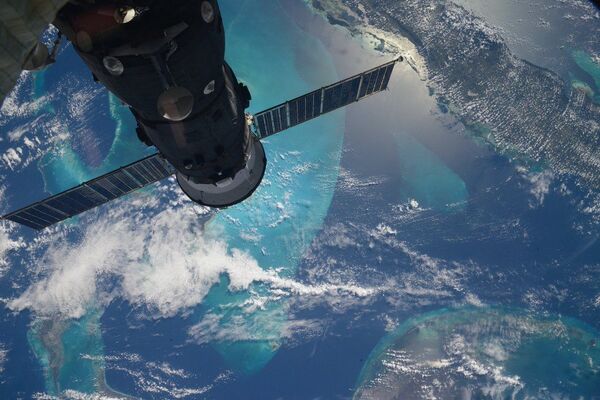 Фотография вида с МКС на Землю, сделанная российским космонавтом Сергеем Волковым - 俄罗斯卫星通讯社