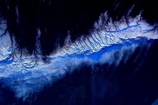 Снимок Земли, сделанный астронавтом Скоттом Келли с Международной космической станции - 俄罗斯卫星通讯社