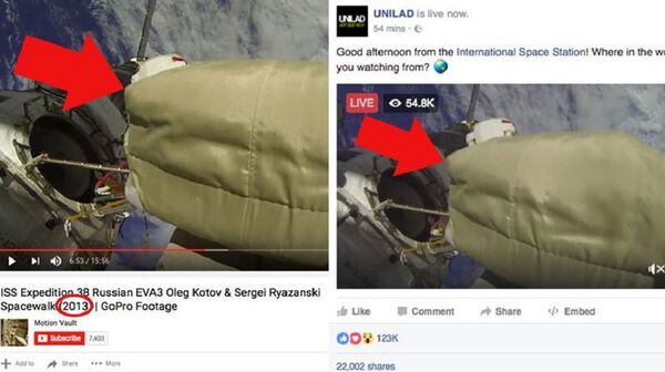 “太空直播”造假 網友大呼失望 - 俄羅斯衛星通訊社