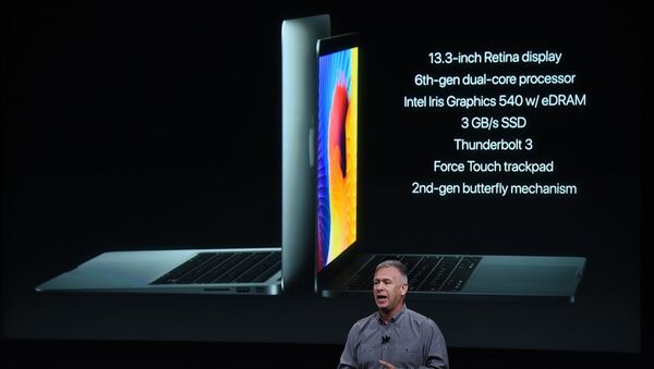 蘋果公司推出新款MacBook加入觸控條 - 俄羅斯衛星通訊社