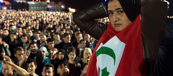 媒體:摩洛哥警察用水炮驅散反政府示威活動 媒體:摩洛哥警察用水炮驅散反政府示威活動 - 俄羅斯衛星通訊社