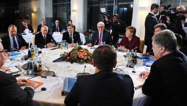 Встреча лидеров стран нормандской четверки в Берлине - 俄羅斯衛星通訊社