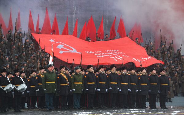 莫斯科举行阅兵式纪念1941年红场阅兵75周年 - 俄罗斯卫星通讯社