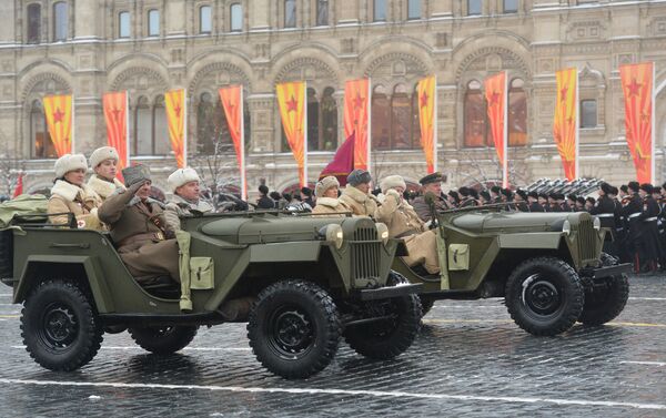 莫斯科举行阅兵式纪念1941年红场阅兵75周年 - 俄罗斯卫星通讯社