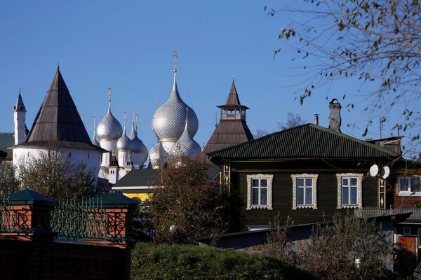 雅罗斯拉夫尔州木屋和罗斯托夫克里姆林宫 - 俄罗斯卫星通讯社
