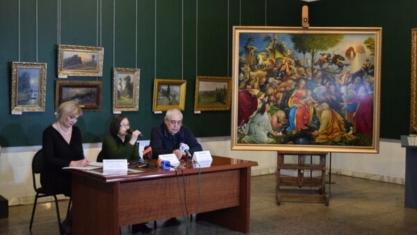 西伯利亚艺术家画完达·芬奇未完成画作 - 俄罗斯卫星通讯社