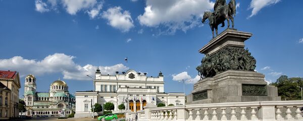 Памятник Александру II перед парламентом в Софии, Болгария - 俄羅斯衛星通訊社