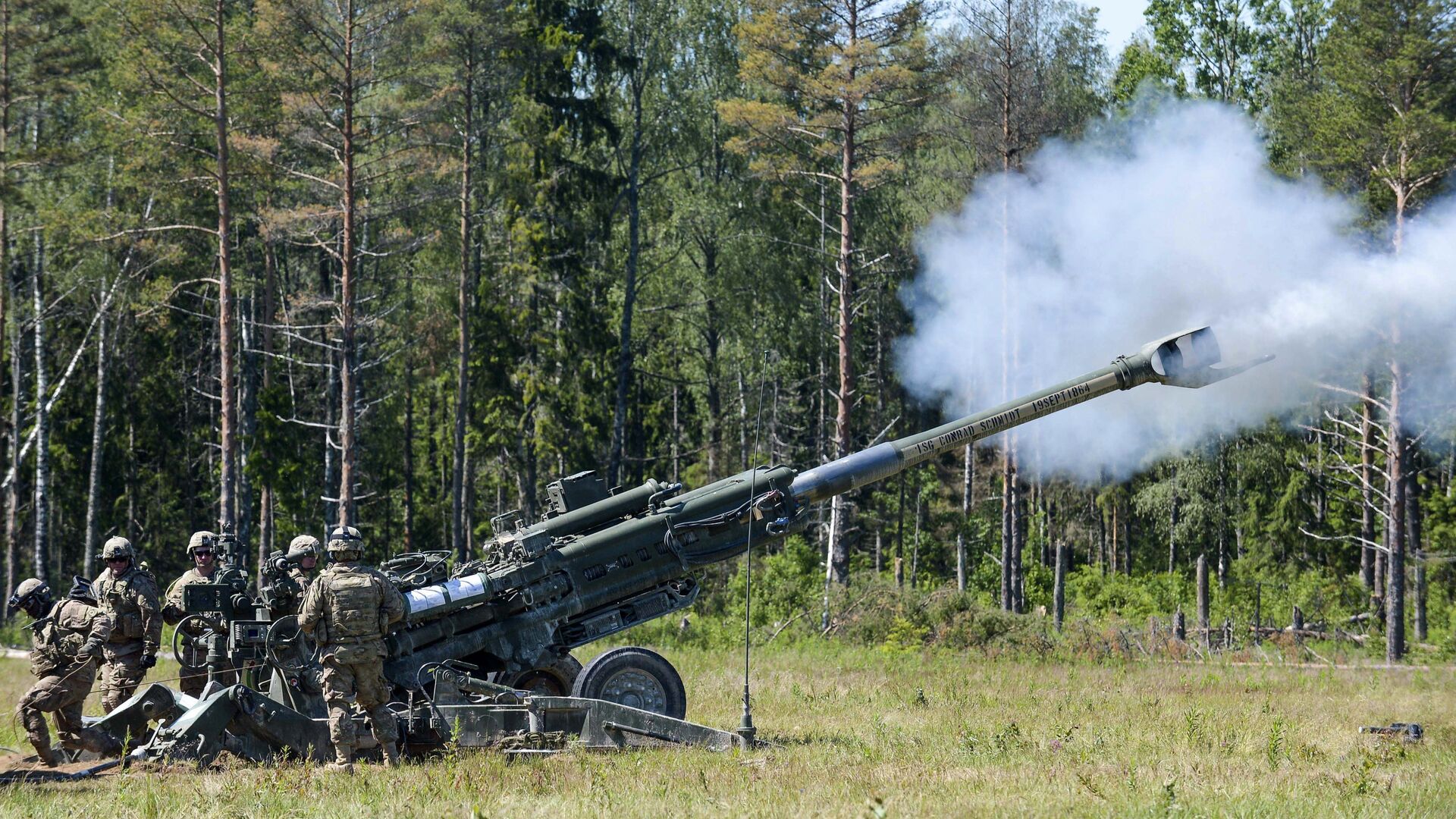 155毫米榴弹炮 - 俄罗斯卫星通讯社, 1920, 08.03.2023