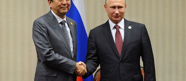 普京与安倍 - 俄罗斯卫星通讯社