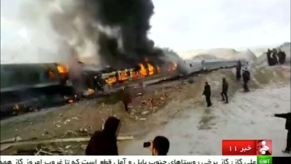 媒體：伊朗列車相撞事故的死亡人數上升至31人 - 俄羅斯衛星通訊社