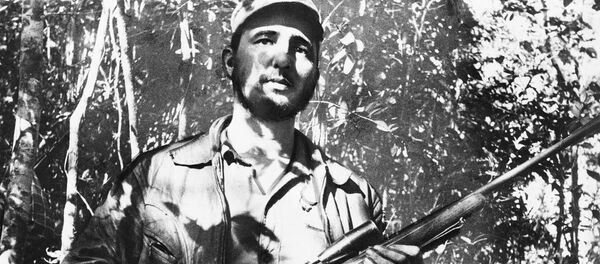 起義軍領袖菲德爾•卡斯特羅圖片 - 俄羅斯衛星通訊社